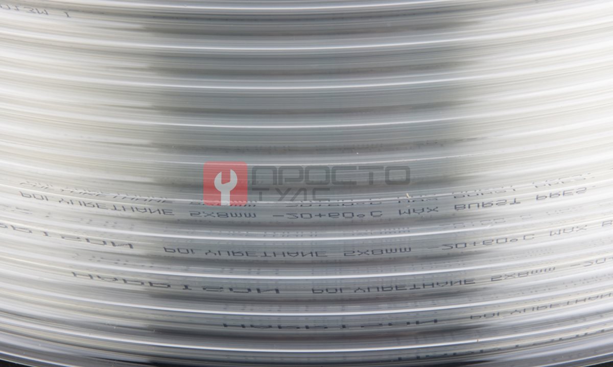  HUS0508-CL Трубка бесцветная Harrison PU 5х8 мм, длина 100 м (1)