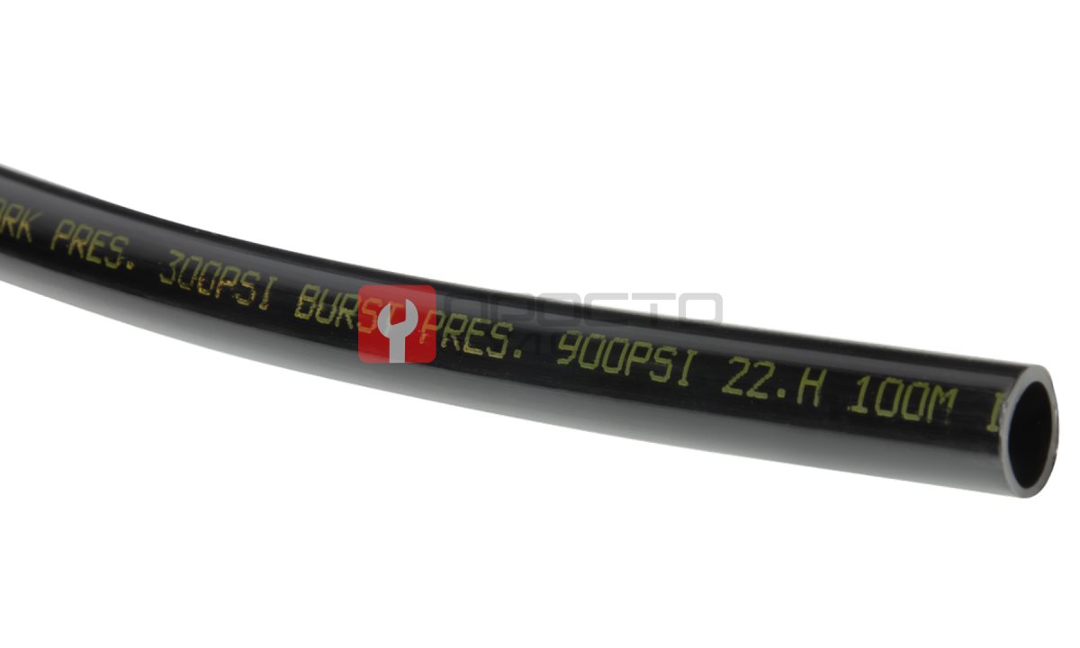 HUS0912-BK Трубка черная Harrison PU 9х12 мм, длина 100 м (1)
