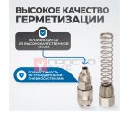  OPT-740SPS Соединение быстросъемное пневматическое с пружинкой, резьба 1/2
