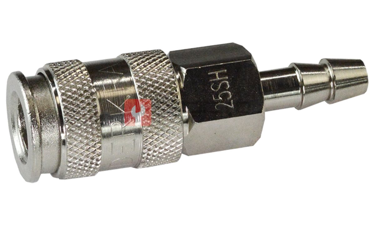  WDK-825SHA Пневматическое быстроразъёмное соединение под ёлочку под шланг с внутренним сечением 9 мм (1)