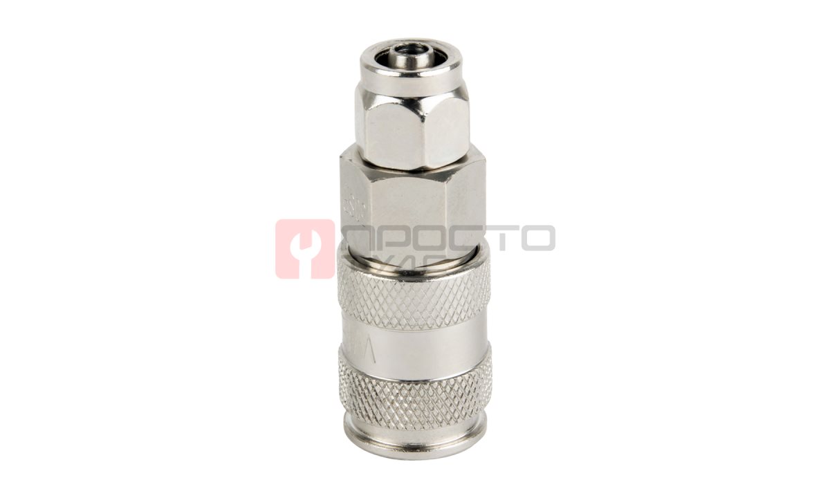  WDK-830SPA Cоединение с обжимным креплением шланга, диаметр 8/10 (1)