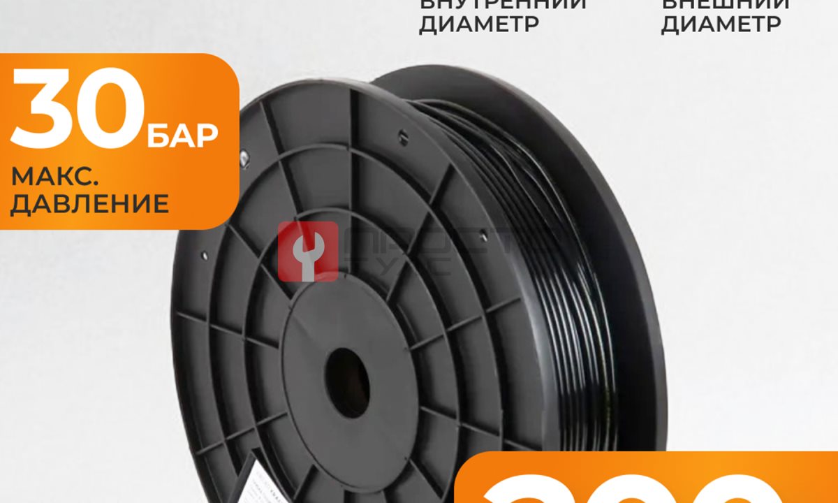  WDK-SPU2504 Трубка пневматическая прямая 2,5x4 мм, катушка 200 м (0)