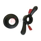  KraftWell T40X3NEW Гайка быстрозажимная D=40 мм с конусом мни (0)