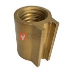  Гайка страховочная для подъемника, бронза, Tr 40х6, L=70, левая мни (0)