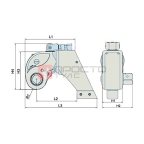  GARWIN PRO 540510-1 Гайковёрт гидравлический с приводным квадратом 3/4”; 183-1837 Нм мни (1)