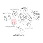  GARWIN INDUSTRIAL 541012-4-S80 Гайковёрт гидравлический кассетный; 80 мм; 540-5399 Нм (4)