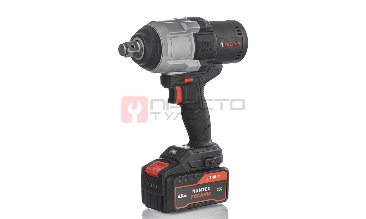  RUNTEC RT-IW1400T Гайковерт ударный аккумуляторный RUNTEC TECHNIC 3/4