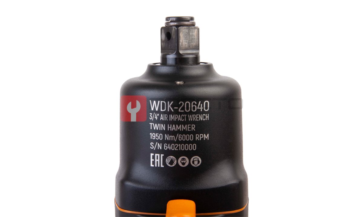  WDK-20640 Гайковерт пневматический ударный, привод 3/4