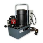  GARWIN INDUSTRIAL 811020-1-700-11-M Станция насосная гидравлическая с электроприводом для однополостного инструмента 220В; 700 бар; 11 л; ручное мни (0)