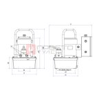 GARWIN INDUSTRIAL 811020-1-700-8-S Станция насосная гидравлическая с электроприводом для однополостного инструмента 220В; 700 бар; 8 л; управлен мни (1)
