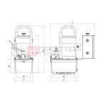 GARWIN INDUSTRIAL 811020-2-700-3-M Станция насосная гидравлическая с электроприводом для двухполостного инструмента 220В; 700 бар; 3 л; ручное у мни (1)