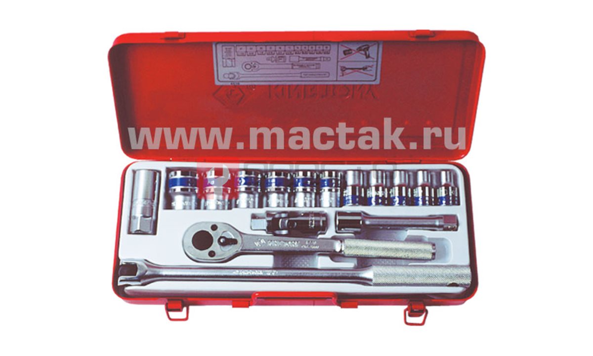  1/2” комплект  торцевых головок 4016MR (0)