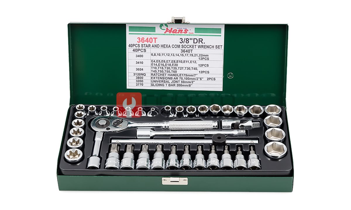 Набор торцевых головок TORX Hans, 3640T (0)