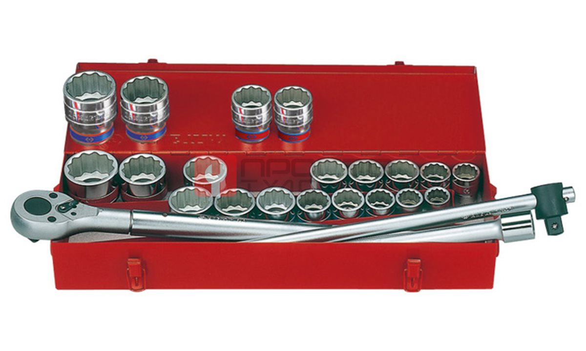  3/4” комплект  торцевых головок 6224CR (0)
