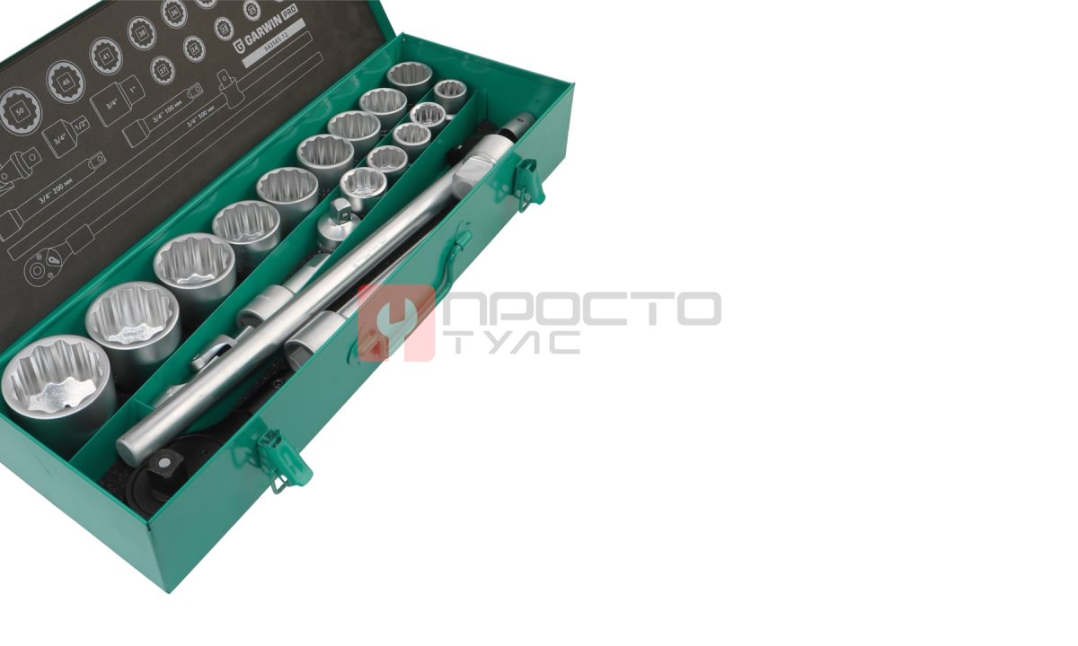  GARWIN PRO 643565-12 Набор торцевых головок 3/4