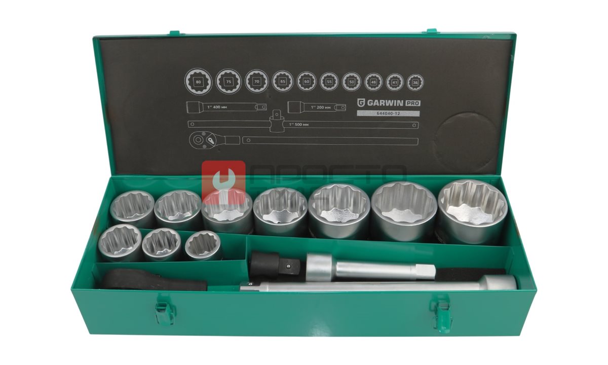  GARWIN PRO 644040-12 Набор торцевых головок 1