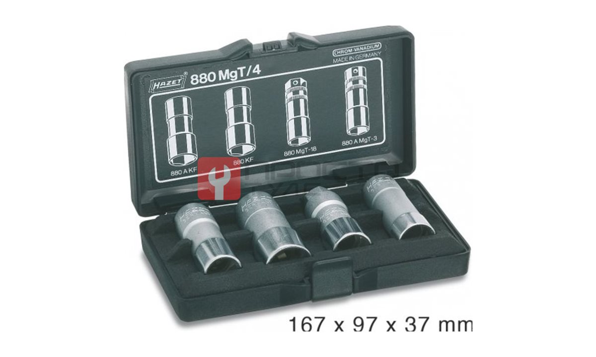  Набор свечных головок Hazet 880MGT/4 (0)