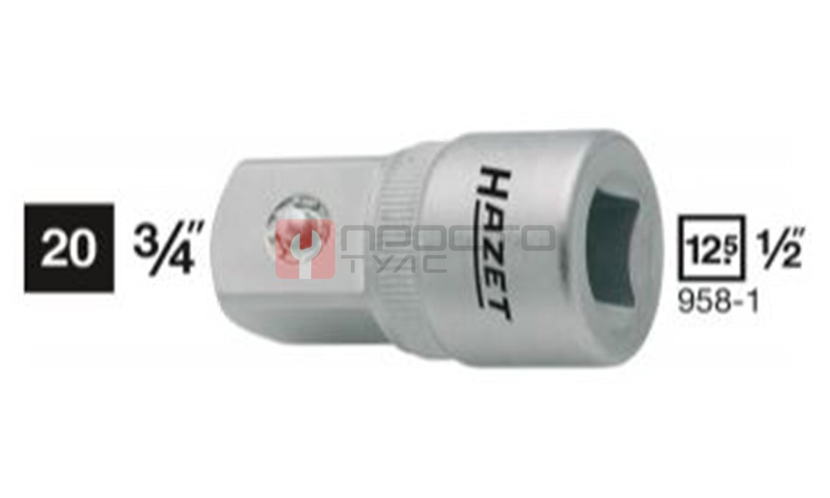  HAZET Переходник с 1/2