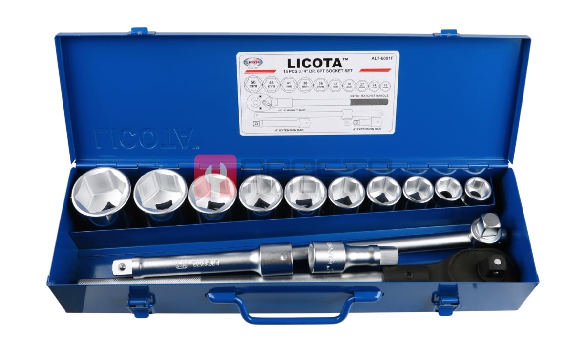  Licota ALT-6001F Набор торцевых головок 3/4