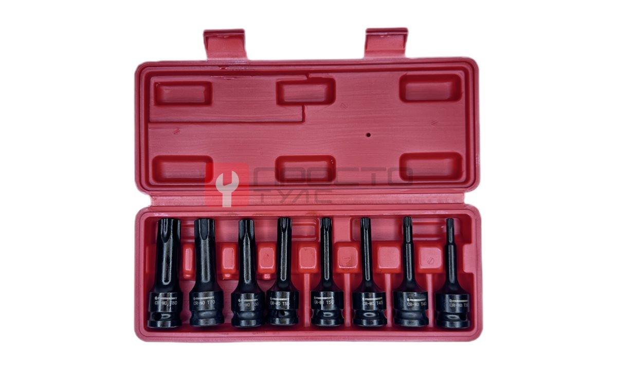  CS122488 Набор ударных головок TORX 1/2