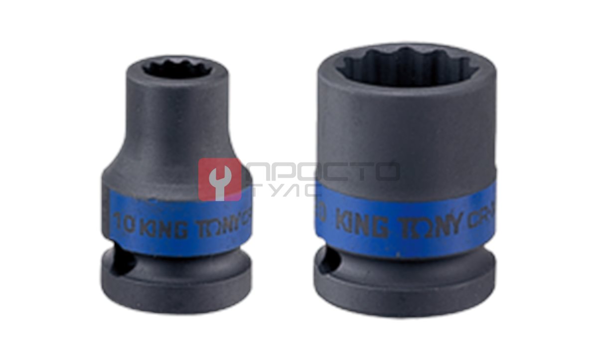  Головка торцевая ударная двенадцатигранная 1/2, 11 мм king tony 453011M (0)