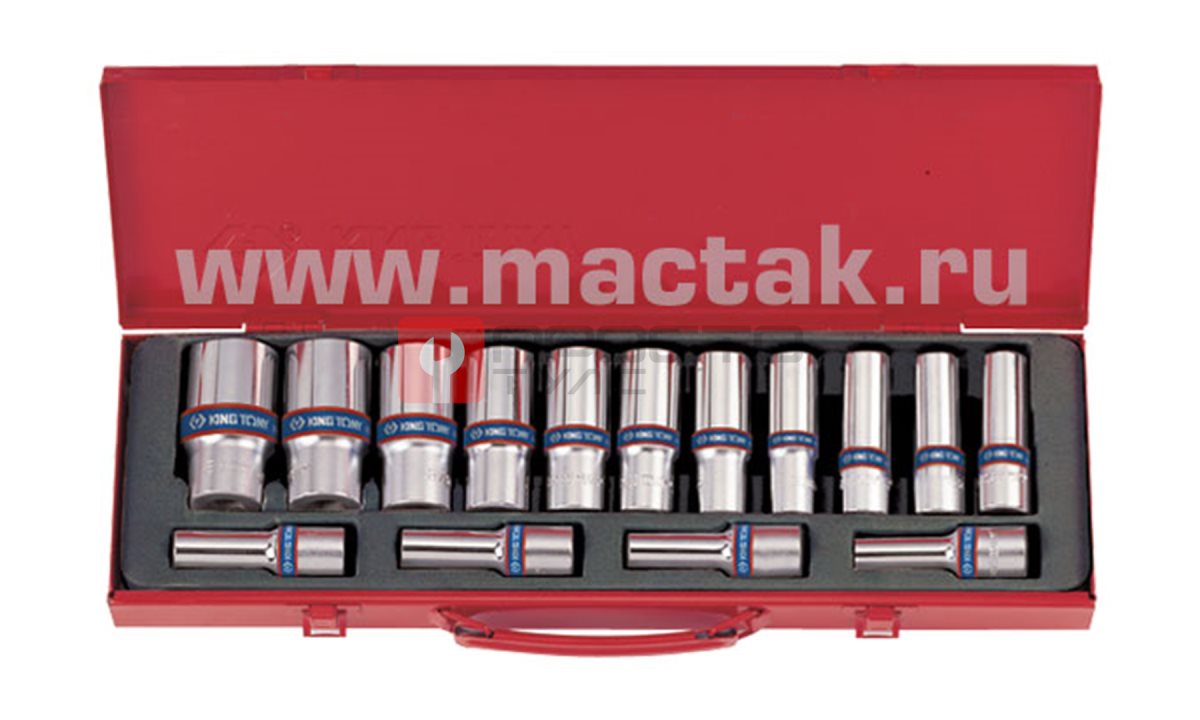  1/2” комплект  глубоких  торцевых головок 4315MR (0)
