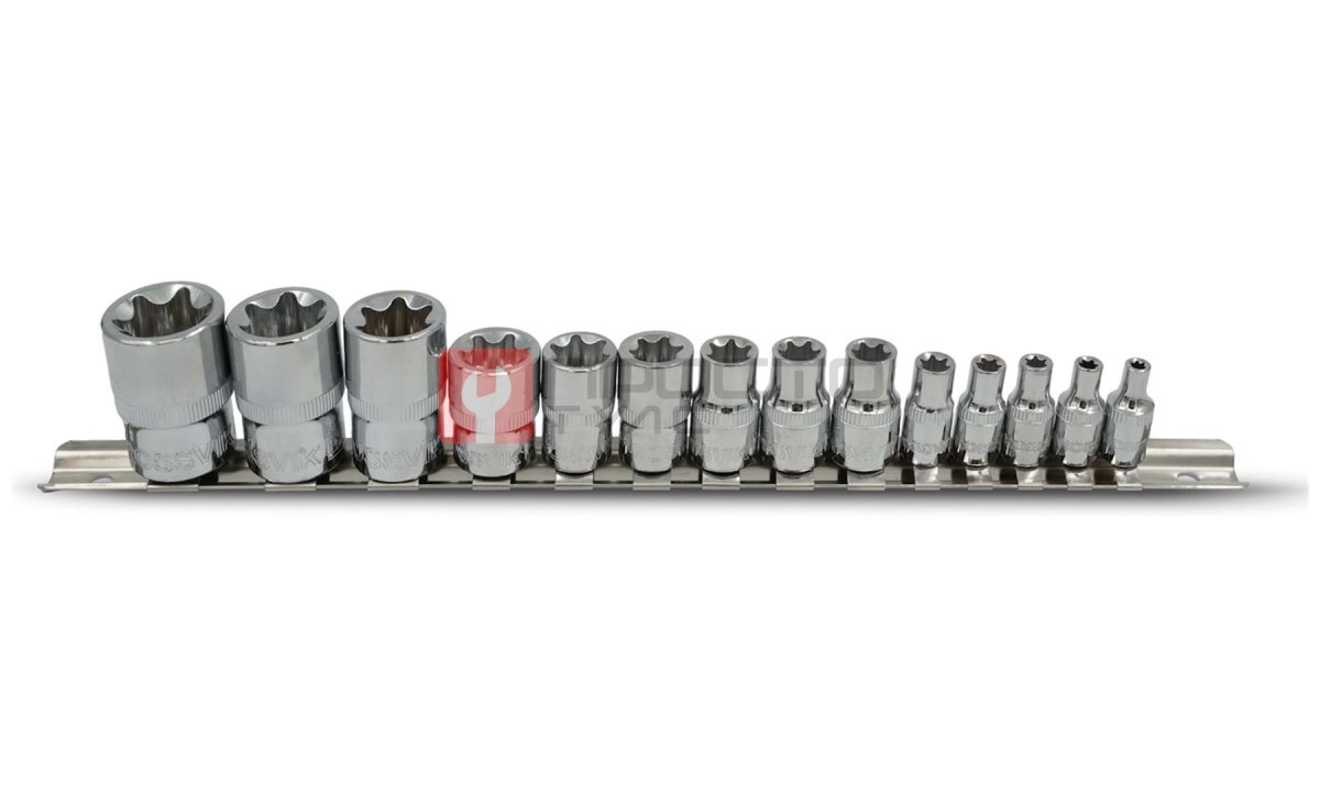  Набор головок на держателе ROSSVIK SST0424, 1/4