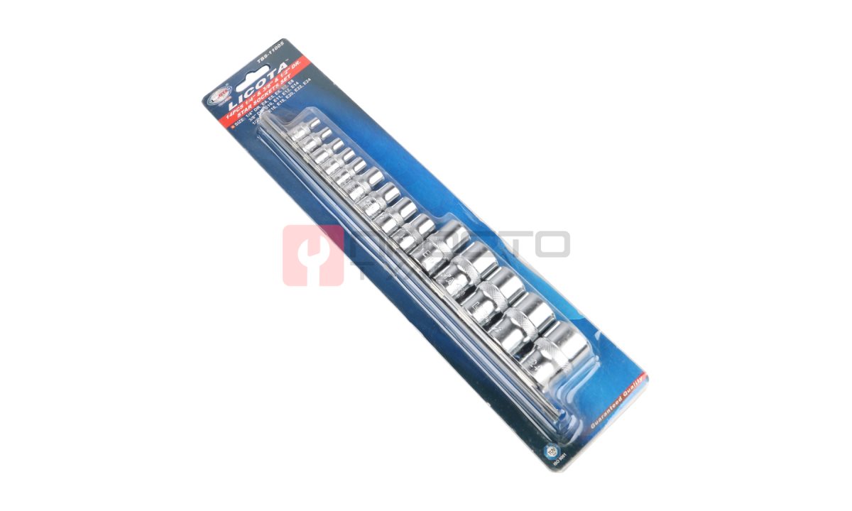  Licota TBS-11005 Набор головок Е-профиль Е4-Е24 1/4