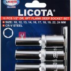  Licota TBS-23105 Набор глубоких торцевых головок 1/2