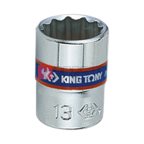  Торцевая головка KING TONY 233010M двенадцатигранная 10 мм 1/4