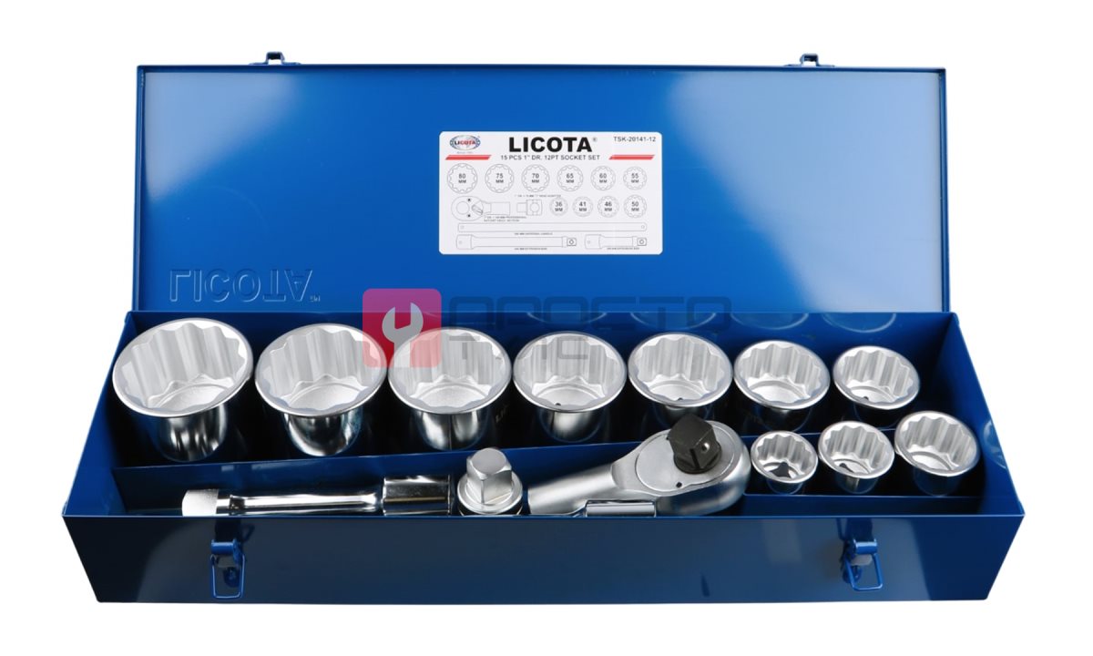  Licota TSK-20141-12 Набор торцевых головок 1