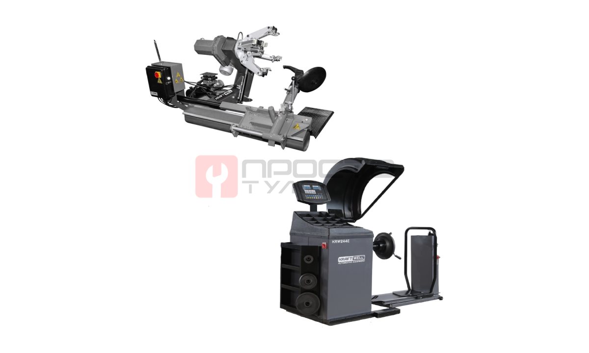  KraftWell KRW42TE+KRW244E Комплект шиномонтажа ГРУЗОВОЙ42 (0)