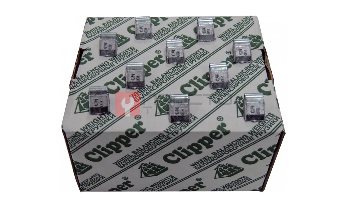  CLIPPER ГРУЗИК 0205 балансировочный для стального диска 5гр. (набор 200шт.) (0)