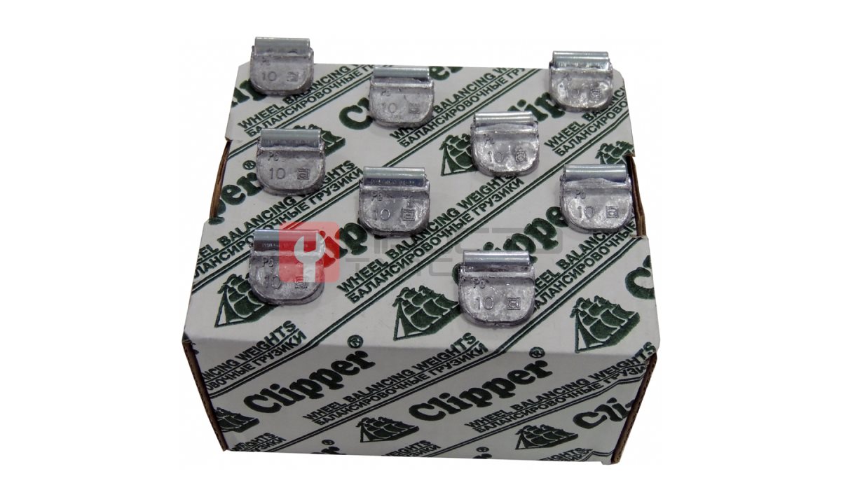  CLIPPER ГРУЗИК 0210 балансировочный для стального диска 10гр. (набор 100шт.) (0)