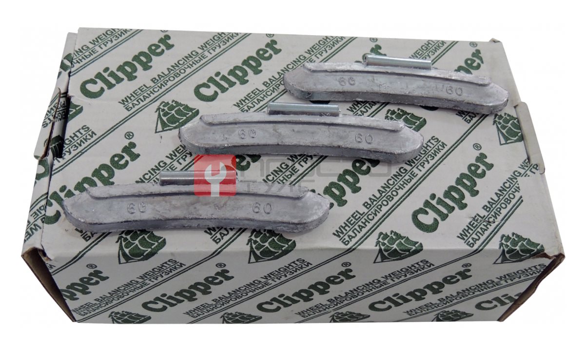  CLIPPER ГРУЗИК 0260 балансировочный для стального диска 60гр. (набор 50шт.) (0)