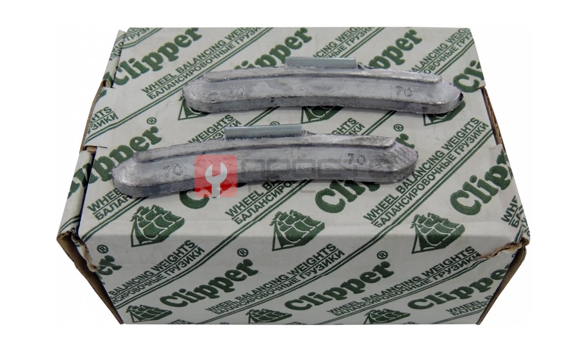  CLIPPER ГРУЗИК 0270 балансировочный для стального диска 70гр. (набор 25шт.) (0)