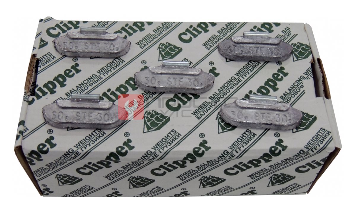  CLIPPER ГРУЗИК 0230 балансировочный для стального диска 30гр. (набор 100шт.) (0)