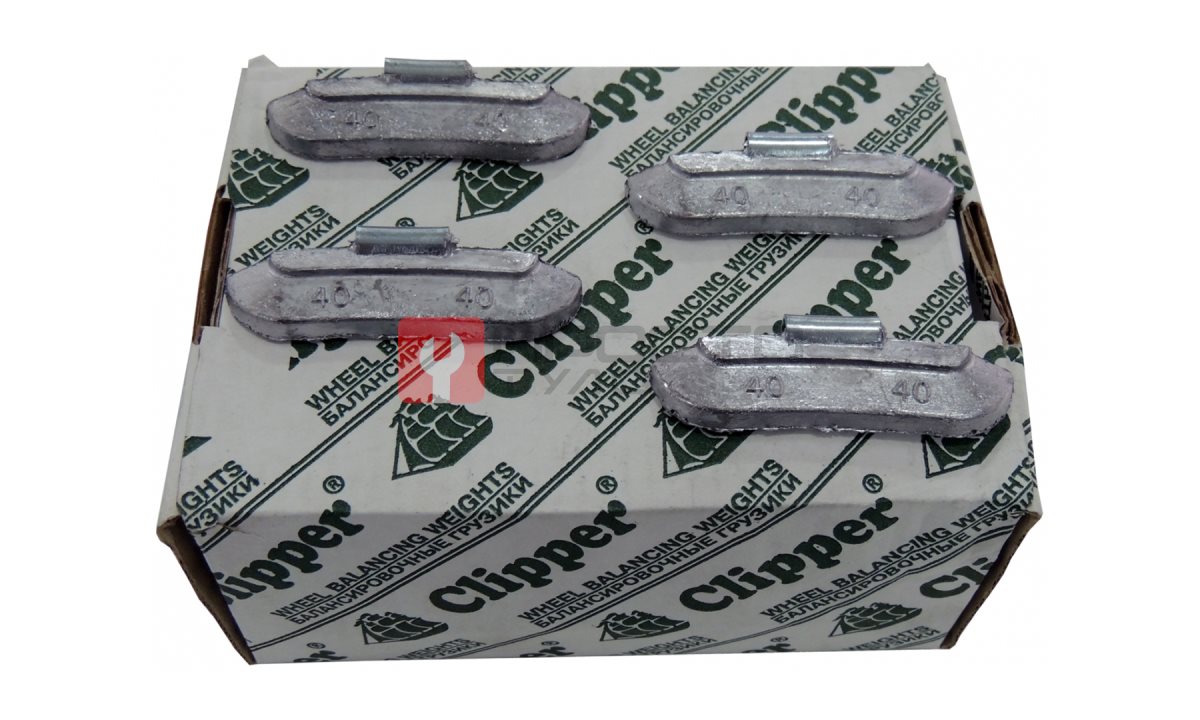  CLIPPER ГРУЗИК 0240 балансировочный для стального диска 40гр. (набор 50шт.) (0)