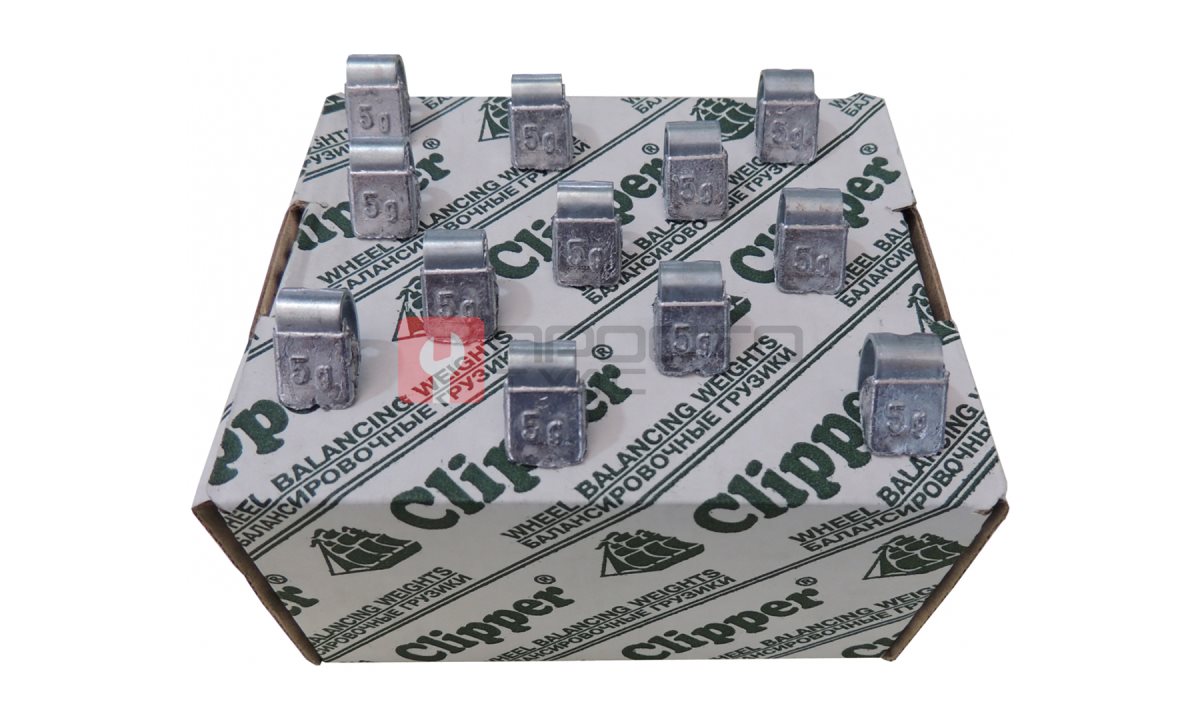  CLIPPER ГРУЗИК 0305 балансировочный для литого диска 5гр. (набор 100шт.) (0)