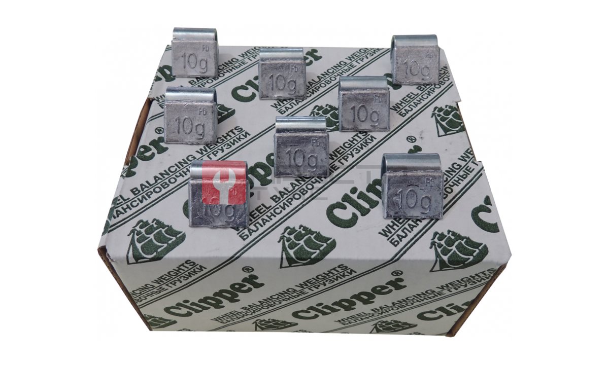  CLIPPER ГРУЗИК 0310 балансировочный для литого диска 10гр. (набор 100шт.) (0)