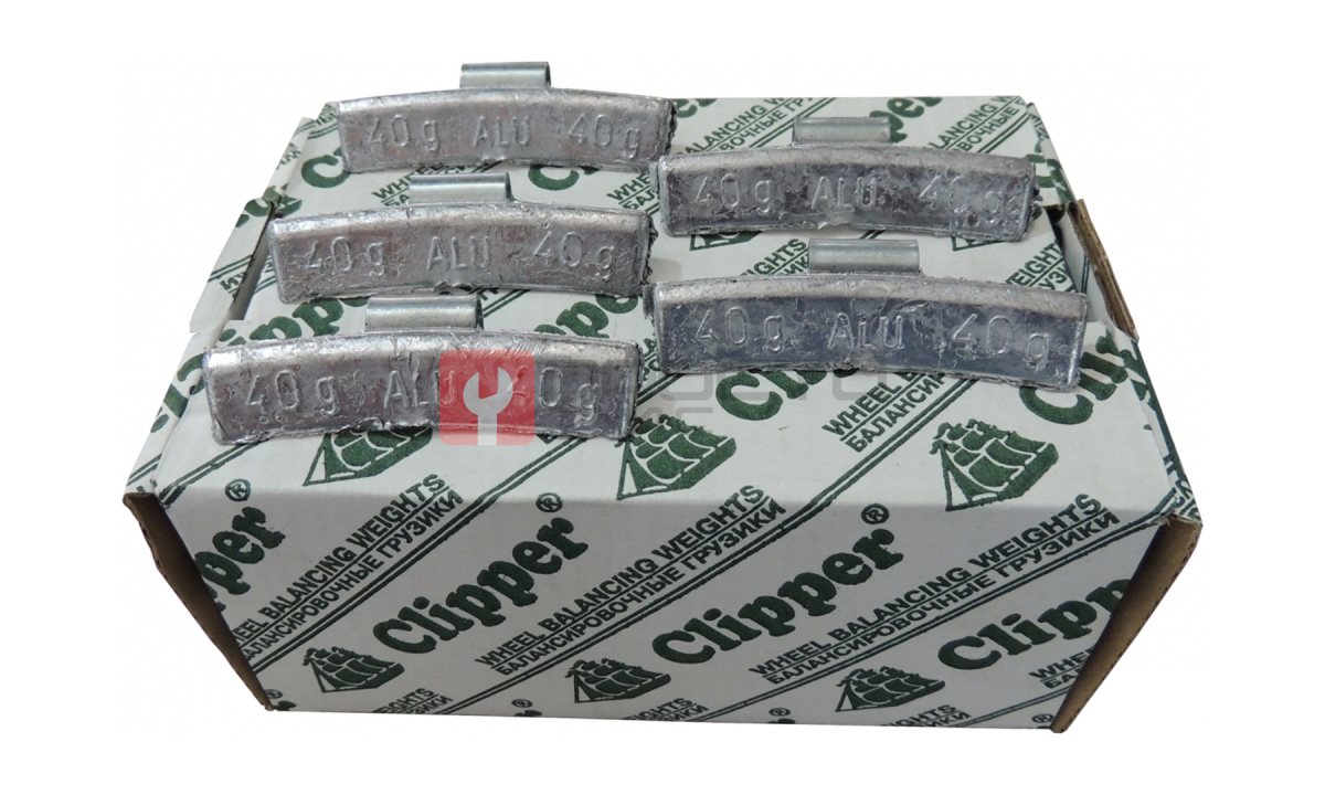  CLIPPER ГРУЗИК 0340 балансировочный для литого диска 40гр. (набор 50шт.) (0)