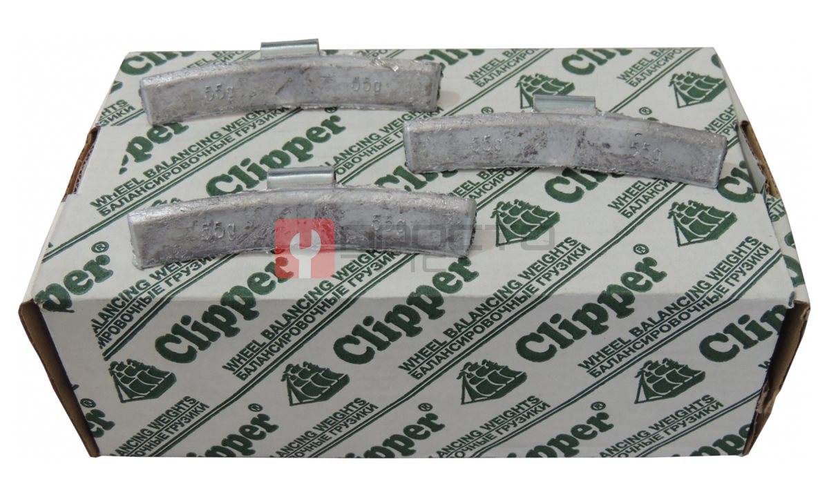 CLIPPER ГРУЗИК 0355 балансировочный для литого диска 55гр. (набор 50шт.) (0)