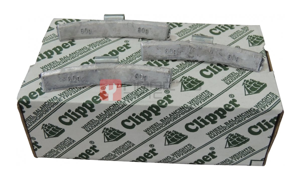  CLIPPER ГРУЗИКИ 0360 балансировочные для литых дисков 60гр. (набор 50шт.) (0)