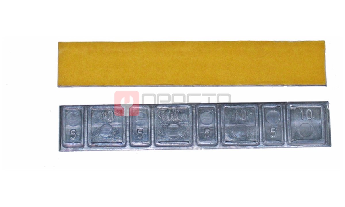  CLIPPER ГРУЗИК 0042 штампованный тонкий на желтой ленте 60гр. (набор 50шт.) (0)