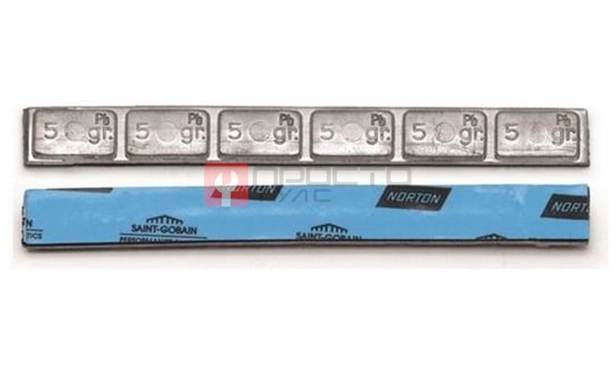  Самоклеющиеся тонкие балансировочные мото грузики CLIPPER 0064T (0)