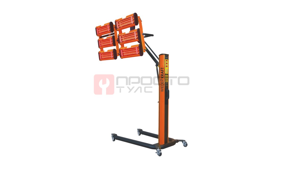  WDK-6CL/380 Шестикассетная мобильная ИК сушка на пантографической стойке, 380В (0)