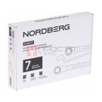  Набор ключей накидных в ложементе, 7 предметов для тележки NORDBERG 10407T (4)