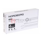  Набор ключей комбинированных в ложементе, 6 предметов для тележки NORDBERG 10206T (10)