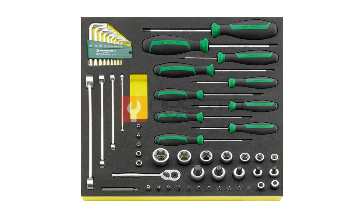  Набор инструмента TORX во вкладыше TCS, STAHLWILLE, 96830450, TCS TX/57 MF N (0)