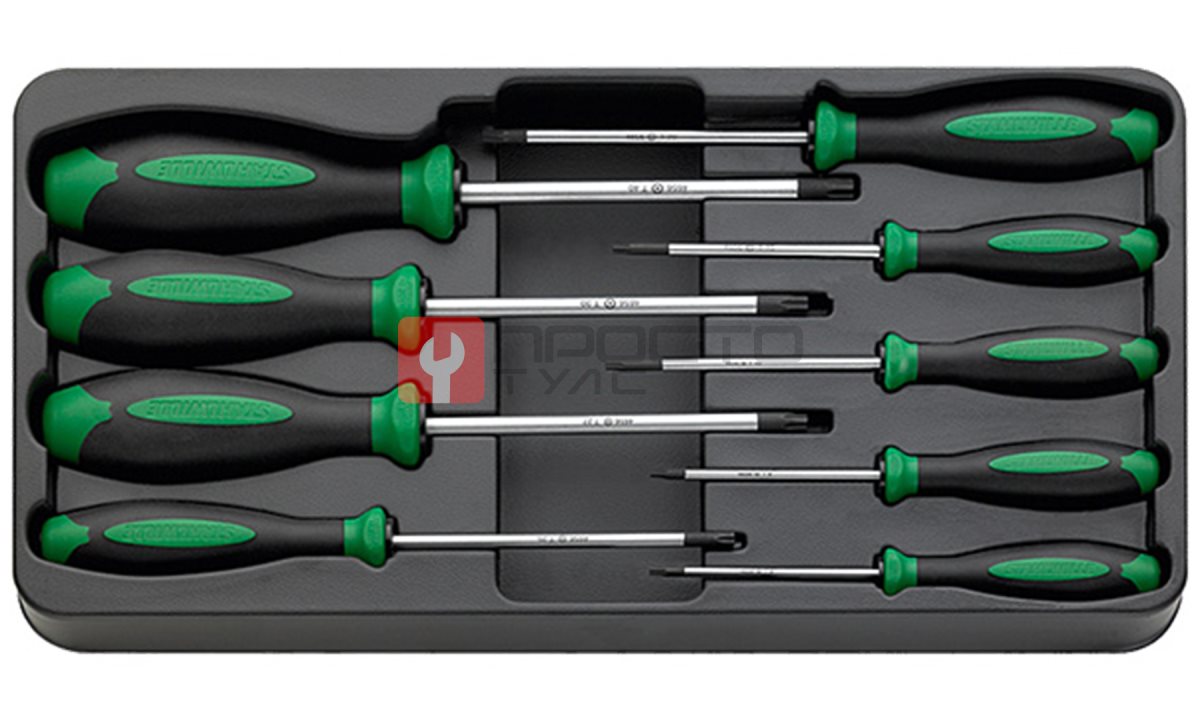 Набор отверток TORX® DRALL+ 9 шт. в пластиковом вкладыше, STAHLWILLE, 96838218, ES 4656/9 (0)
